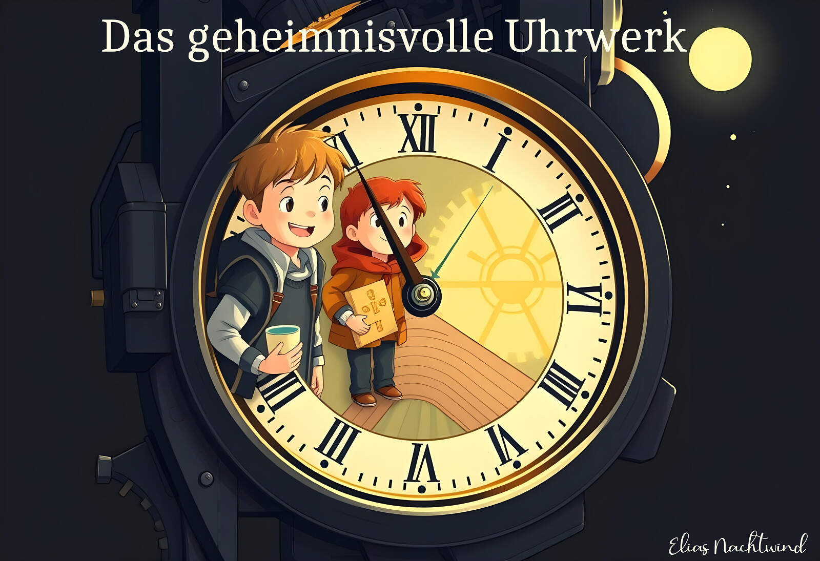 In einer verlassenen Werkstatt am Rande einer kleinen Stadt verbirgt sich ein mysteriöses Uhrwerk, das die Zeit anhalten kann. Begleite Leo und Nina auf ihrem unvergesslichen Abenteuer und tauche ein in eine Welt voller Geheimnisse und Magie. 🌟